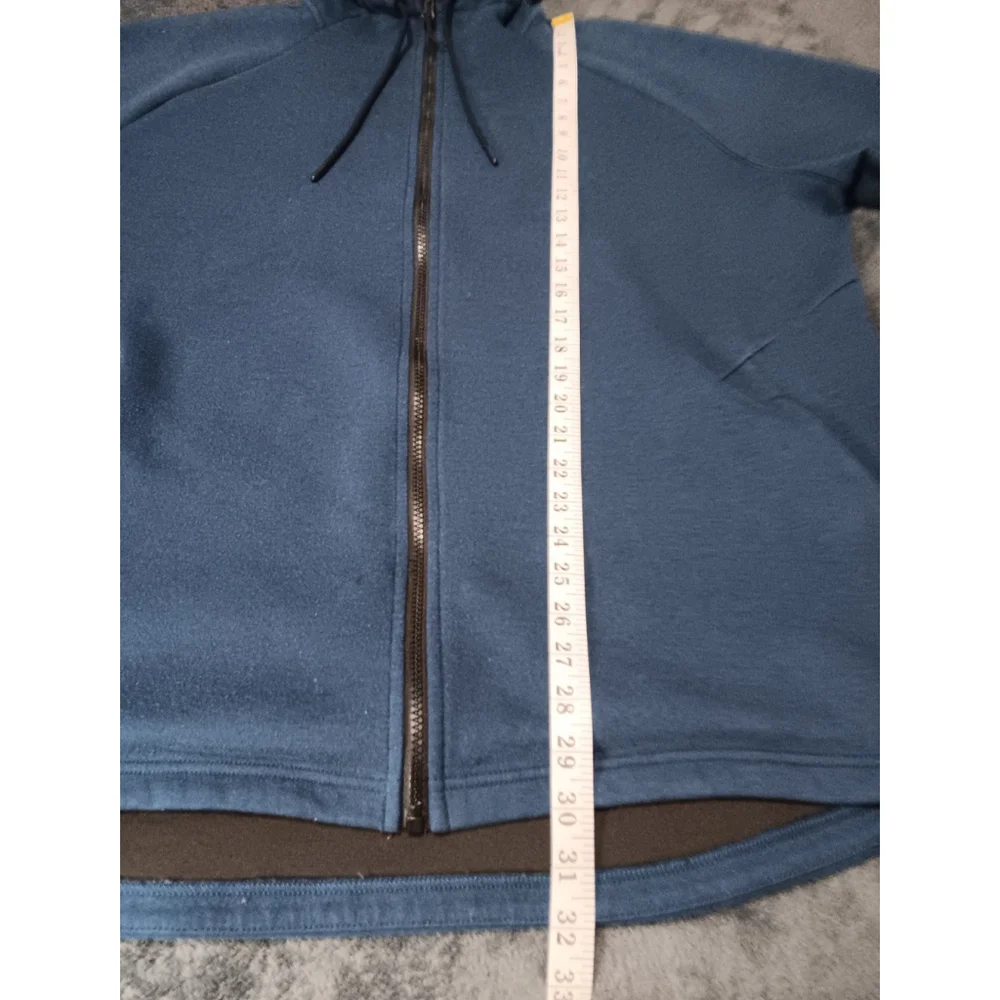 Russell Athletic Fusion Knit Men’s XL Hoodie Full Zip Navy Athletic Activewear